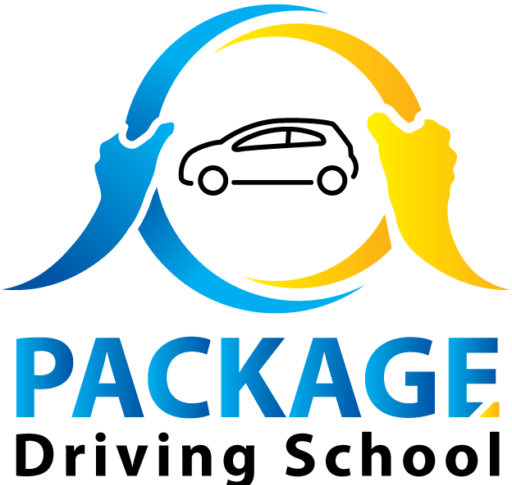 package driving school logo