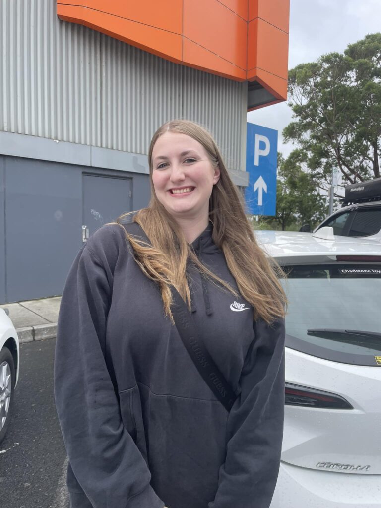 Tahlia Passed from Package Driving School