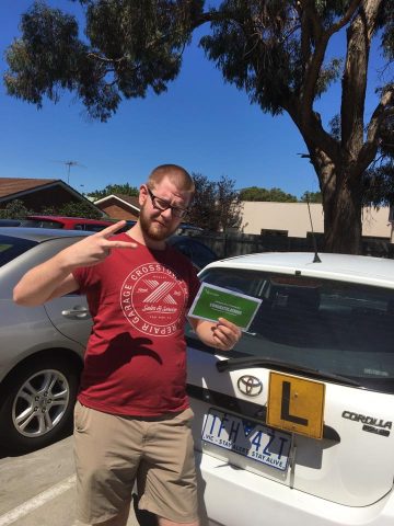 Ryan passed the driving test from PACKAGE DRIVING SCHOOL