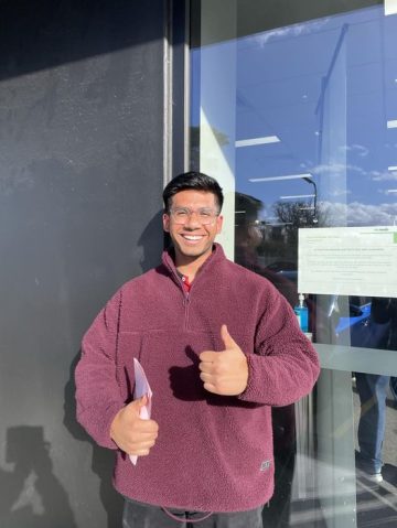 Danish passed the driving test from Package Driving School